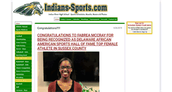 Desktop Screenshot of indians-sports.com